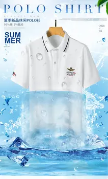 Koreansk modetøj hvid polo shirt mænd collar kortærmet Polo shirt i oversized skjorte afslappet 2021 t shirt tøj revers