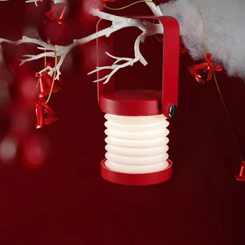 Kreative lanterne lys 3D-nat lys ny trinløs dæmpning tredje gear, hvidt lys, bord, lampe usb-lampe til udendørs bærbar lampe