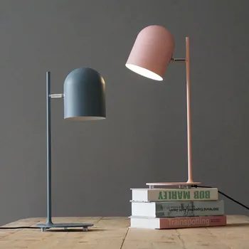 Kreative stue minimalistisk personlighed Skandinaviske moderne Macaron study bordlampe undersøgelse lampe AC110V/220V/230V