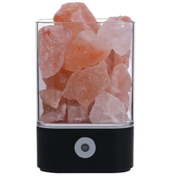 Krystal Salt-Lys, Smart Hjem Dekoration Moderne Negative Lons Rense Luften USB-Opladning, Soveværelse Indretning natbordet Lampe