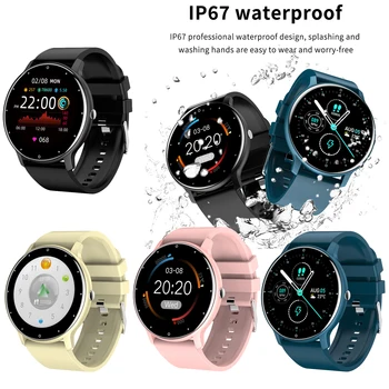 Kvinder Smartwatch Real-time Vejr Prognose pulsmåler IP67 Mænd Kvinder Ure Fitness Tracker