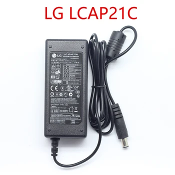 LCAP21C For LG 19V 2.1 EN 40W AC-ADAPTER Tilbehør Dele AC/DC Adaptere Til LG LCAP21C Hvid 19V-2.1 A-40W Sort