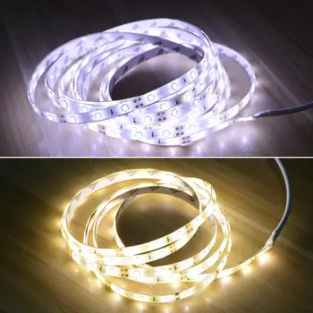 LED Nat Lys med bevægelsessensor LED Strip Vandtæt Fleksibel Nat Lampe til Hjemmet Skab Skab Korridor 12V Strømforsyning
