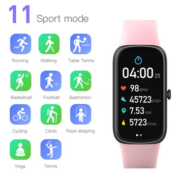 LIGE Smart Ur Fuld HD-Skærm Sport Vandtætte Ure Lang Dej Liv puls, Blodtryk Fitness Tracker Smartwatch