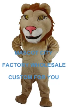 Leo the Lion Mascot Mascot Kostume Voksen Størrelse tegneseriefigur Dyr Tema Carnival Part Cosply Mascotte Mascota SW1025
