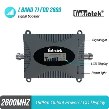 Lintratek Nye LCD-Skærm, 4g Signal Booster Band 7 4G Mobiltelefon Repeater Repeater 70dB Signal Forstærker 4G LTE 2600mhz S5J2