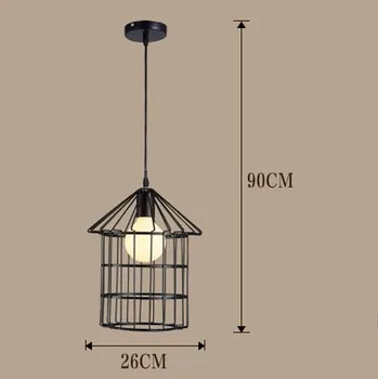 Loft Stil LED-Lampe Vintage Vedhæng lamper, Simple Metal Droplight Til Spisestue Industrielle Antikke Indendørs Belysning