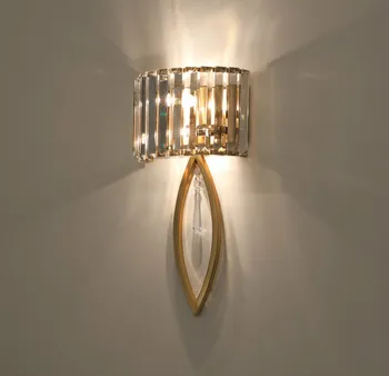 Luksus Led Væg Lamper Til stuen, Badeværelse Korridor Trapper Loft Lampe Moderne Soveværelse Krystal væglampe