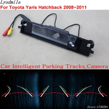 Lyudmila Bil Intelligent Parkering Spor Kamera TIL Toyota Yaris Hatchback 2008~2011 Bilen Tilbage op Reverse bakkamera