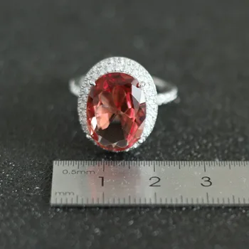 MH Zultanite Gemstone solid ringe til Kvinder gave red 925 Sterling Sølv Farve Ændre Diaspore Sten Fine Smykker MHR0086