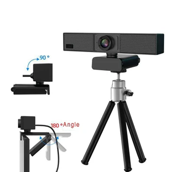 MOOL 4K HD-Webcam med Mikrofon Super Vidvinkel billede Computer USB-Kamera til Widescreen-Videoopkald og Videooptagelse