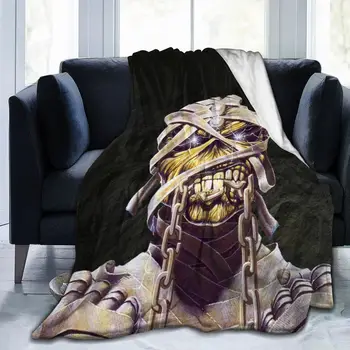 Manta de franela con estampado 3D de Calavera, ropa de cama suave, cubierta de cama, decoración textil para el hogar, nueva moda