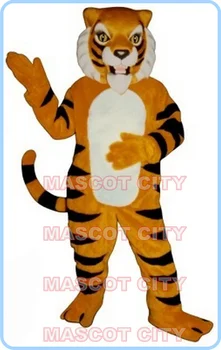 Mascot Glubsk Tiger maskot kostume plys vilde tiger brugerdefinerede kat tema anime cosplay kostumer til karneval fancy kjole 2693