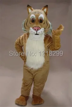 Mascot Hård bobcat Wildcat maskot kostume fancy kjole tilpasset fancy kostume, cosplay tema mascotte karneval