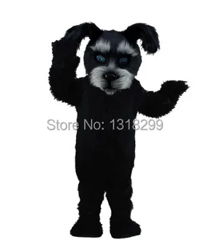 Mascot Sort Skotsk Dog maskot kostume fancy kjole tilpasset fancy kostume, cosplay tema mascotte karneval kostume