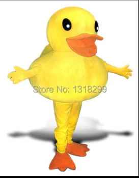 Mascot gul Duck maskot kostume fancy kjole tilpasset fancy kostume, cosplay tema mascotte karneval kostume kits
