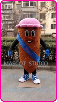 Mascot is mascot icecream custom kostume fancy kostume, anime cosplay kits mascotte tegnefilm tema fancy kjole