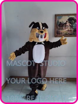 Mascot kvalitet bulldog bull dog custom kostume tegneseriefigur cosplay fancy kjole mascotte temaet karneval kostume