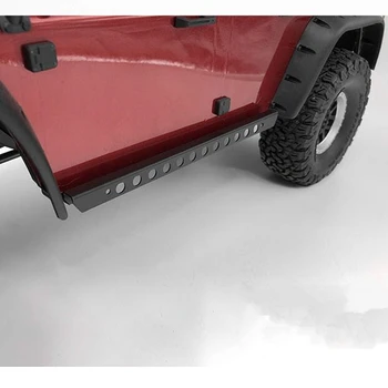 Metal dekorative pedal forsamling til 1/10 rc crawler traxxas trx-4 defender D110 fjernbetjening model bil