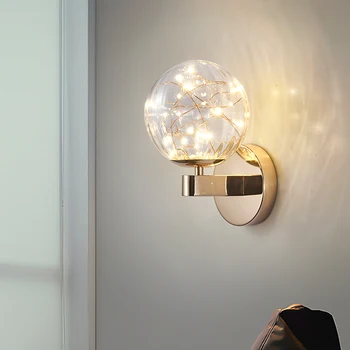 Minimilism LED Væg lampe Ved siden af-lampe til Soveværelse, Badeværelse, Stue Korridor Midtergangen belysning Guld&Sort Moderne Bed belysning