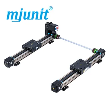 Mjunit MJ50 lineær bevægelse styreskinne, Lav pris lineær styreskinne med 2200mm slagtilfælde 2 skinner