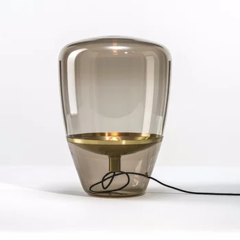 Moderne Glas Gulv Lampe Lyser Fashion Design Glas Bord lamper tændt i stuen Soveværelse Lampara de pie decorativa