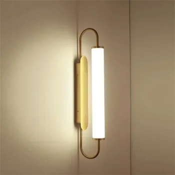Moderne Led-Væg Sconce Lamper Stue Baggrund Dekoration Væglampe Minimalistisk Sengen Midtergangen Industriel Belysning