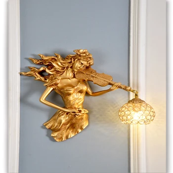 Moderne Luksus Led Væglampe Europæiske Soveværelse Krystal Dekorative Lampe Stue, Soveværelse Væg Lampe Husstand Indendørs Belysning
