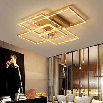 Moderne krystal lysekrone i loftet moderne led-loftslampe led-soveværelse lamper ventilador de techo cafe hotel luminaria