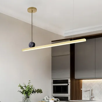 Moderne led-lys og nordisk lys hanglampen glans suspension stue vedhæng lys spisestue lys soveværelse hængende lampe