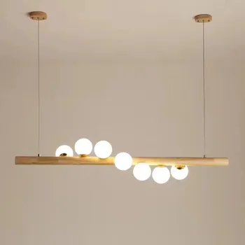 Moderne nordiske led lys hængende lampe armatur pendel lampe belysning lys lumiere spisestue lys stue vedhæng lys