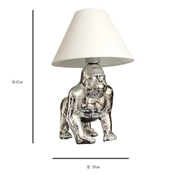 Moderne orangutang keramik bordlampe retro industrielle bordlampe soveværelse bedside-undersøgelse spisestue dekorativ lampe