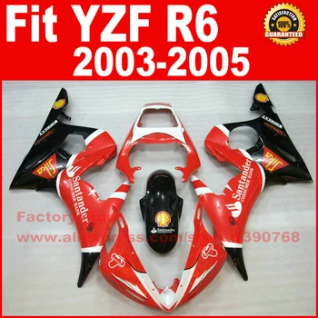 Motor dele til YAMAHA R6 fairing kits 2003 2004 2005 YZF R6 fairing 03 04 05 body kit 3669