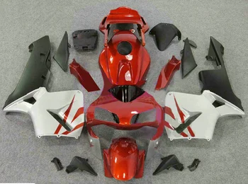 Motorcykel Fairing Kit Til pe CBR600RR 03 04 Stødfangere kit i Høj Kvalitet ABS Plast, Rød sølv CBR600 CBR600RR F5 2003 2004