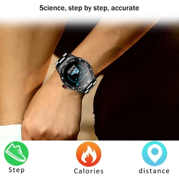 Mænd Smart Ur pulsmåling Smartwatch Vandtæt Fitness Tracker Skridttæller Sport Smart Ur Mænd til Android, ios