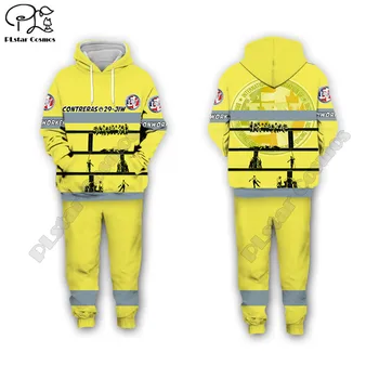 Mænd til kvinder Brandmænd 3d-alle ove Trykt Sæt hoodie sweatshirt pels Unisex Casual streetwear Træningsdragt Cosplay kostumer style-3