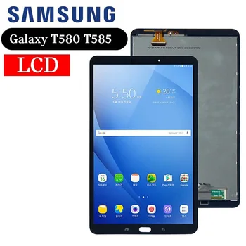 NYE LCD-Touch Screen Til Samsung GALAXY Tab 10.1 Tommer SM-T580 SM-T585 Digitizer Assembly Panel Udskiftning T580 LCD-планшет