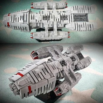 NYE Star Wars-Serien MOC-57856 Battlestar Galactica - UCS Skala Slagskib Krig Weaponn byggesten Rumskib Kids Legetøj Gaver