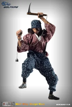 NYE WOLFKING WK89011A 1/6 Soldat Japansk Samurai Anato Umeken 12-tommer Action Figur PÅ lager