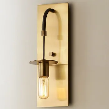Nordisk Moderne Minimalistisk Led Væglampe, Stue, Soveværelse, Sengelampe, Bronze Personlighed Balkon Trappe Lampe