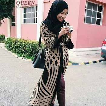 Ny Mode tyrkiske Kvinder Tøj ChiffonLong Ærmet, Muslimsk Tøj, Islamisk Tøj Robe NN0257 HAN