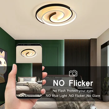 Ny Model Led-loftsbelysning til Stue, Soveværelse, Studie Balkon Hjem indendørs belysning Aluminium Loft Lampe Inventar