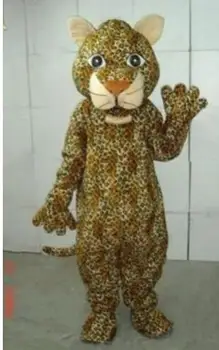 Ny Voksen Bedste Salg Dejlige Vildtlevende Leopard Panther Maskot Kostume Jul Fancy Kjole Halloween Maskot Kostume