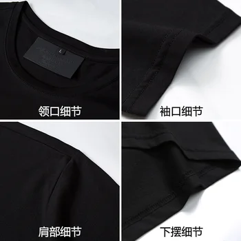 Nye 2021 Kraniet Rhinestones T Shirts Mænd Brand Korte Ærmer Mand af Mode Streetwear O Hals Slim Modal Bomuld t-shirts Plus Størrelse 6XL