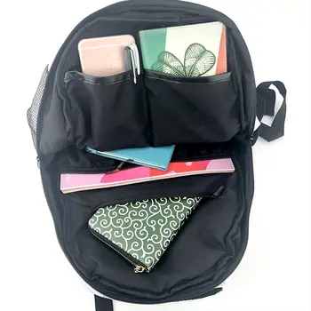 OLN Kvinder Rygsæk Børn Skole Taske til Teenage-Piger Black Rose Kvindelige Laptop Notebook Bagpack Rejse Tilbage Pack 2021