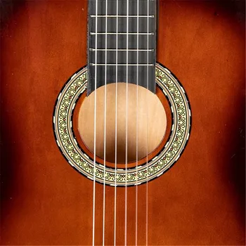 OS Gratis Forsendelse 38 tommer klassiske farve basswood klassisk akustisk guitar med Taske & LCD-Tuner for Guitar Elskere Begyndere