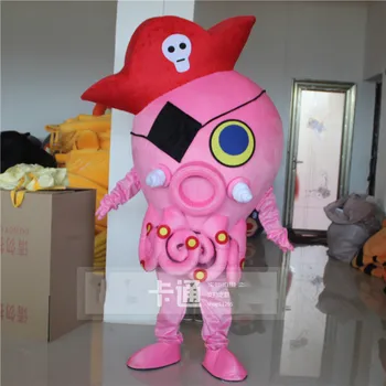 Octopus Maskot Kostumer Tegnefilm Blæksprutte Mascot Beklædning fødselsdagsfest for Voksne Gave til Karneval, Halloween Fest Kan du Tilføje Logo
