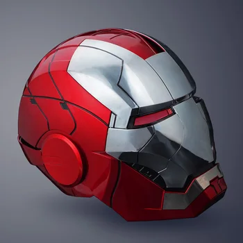 Opgraderet Version Iron Man-Hjelm Deformerbare Bære MK5 Jarvis engelsk Stemme Cosplay Cap Fødselsdag Gave Masker til Halloween