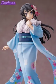 Oprindelige ægte Rascal Drømmer Ikke om Bunny Girl Senpai SakurajimaMai kimono Action Figur Anime Figur Model Doll Gave
