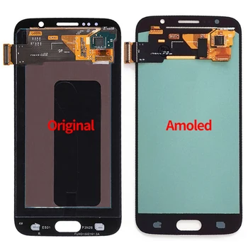 Original AMOLED For SAMSUNG Galaxy S6 G920 G920F LCD-Display Digitizer Touch Screen G920V G920A G920i G920p